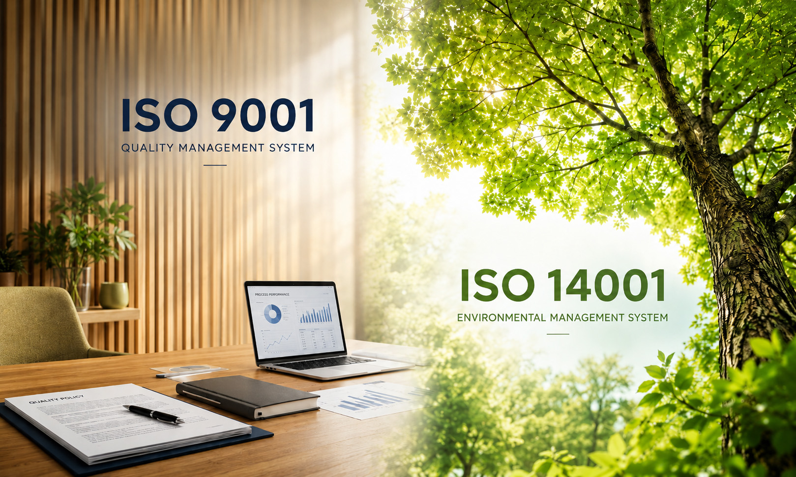 Immagine di supporto alle certificazioni ISO e ai processi aziendali